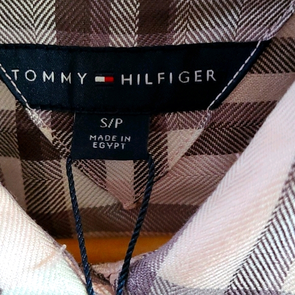 NWT Tommy Hilfiger Plaid Shirt Size Small - Picture 3 of 5